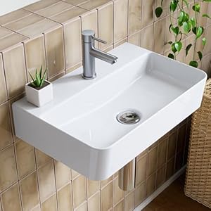 Horow F08R-S4631W-GE Keramik Waschschale Wandmontage