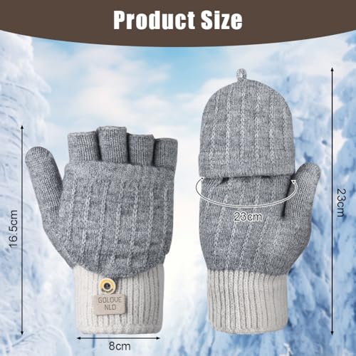 flintronic Winter Thermal Gloves, Winter Gloves, for Running Cycling Skiing Riding, Multipurpose - Image 3