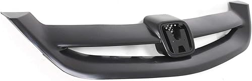 Miniatura 3 de Garage-Pro Rejilla compatible con Honda Civic Plastic (PP) 2001-2003, carcasa negra y cupé de inserción