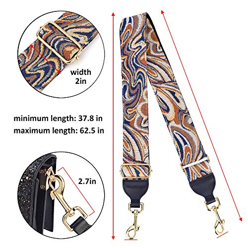 Image of CLOUDMUSIC Handbag Strap Replacement Shoulder Crossbody Strap Purse Strap for Women Girls
