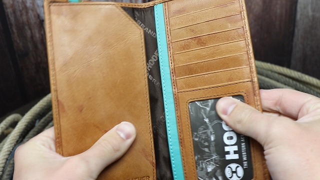 Amazon.com: HOOEY Leather Men's Western Rodeo Wallet (Aztec Inlay