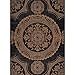 Luul Home Medallion Outdoor Rug 6x9 Washable Outside Carpet for Indoor Patio Porch Waterproof Easy Cleaning Non Shedding Area Rugs Nut Brown 6 x 9
