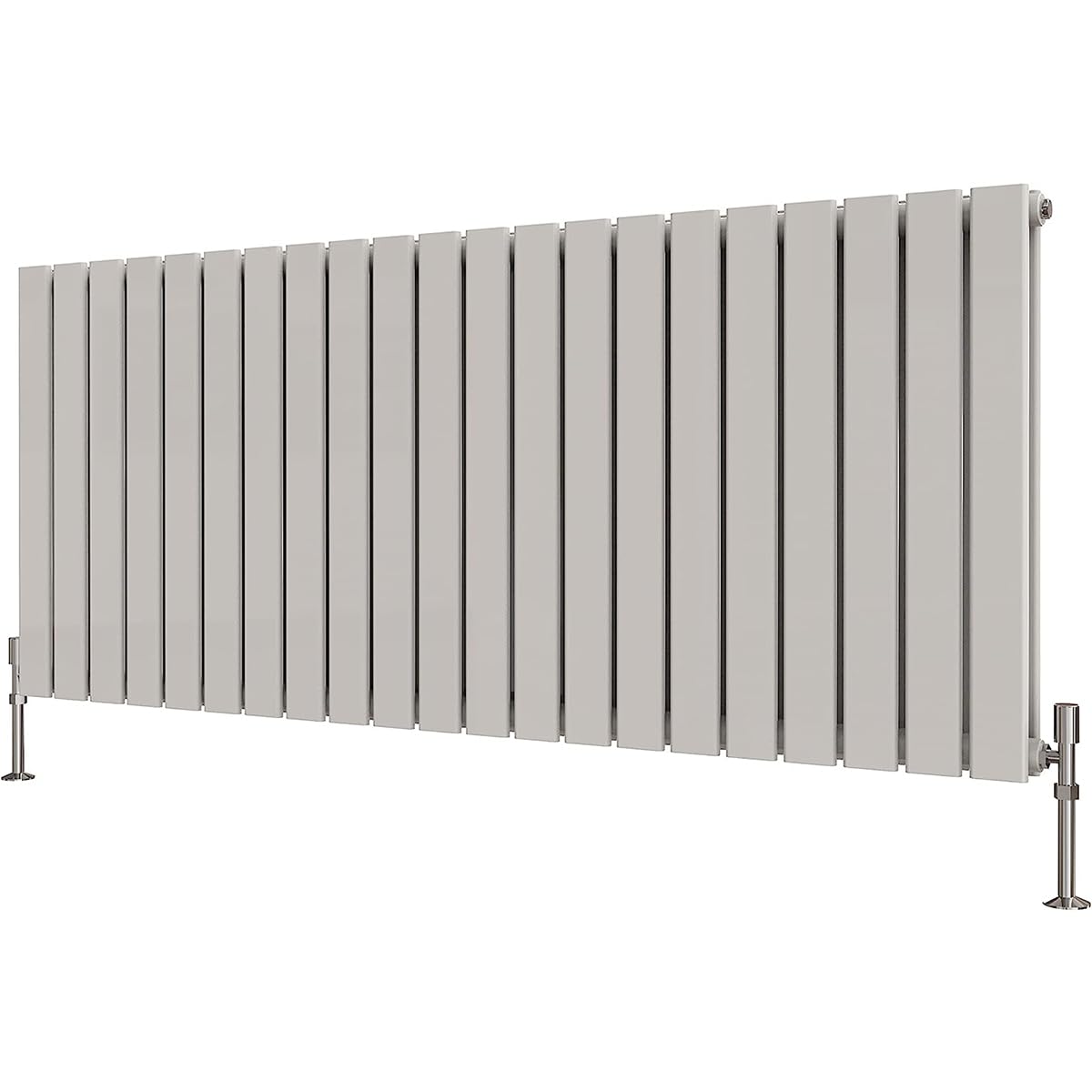 Radbliss Horizontal Flat Panel Radiator 600x1428mm White Double Design RAD Central Heating
