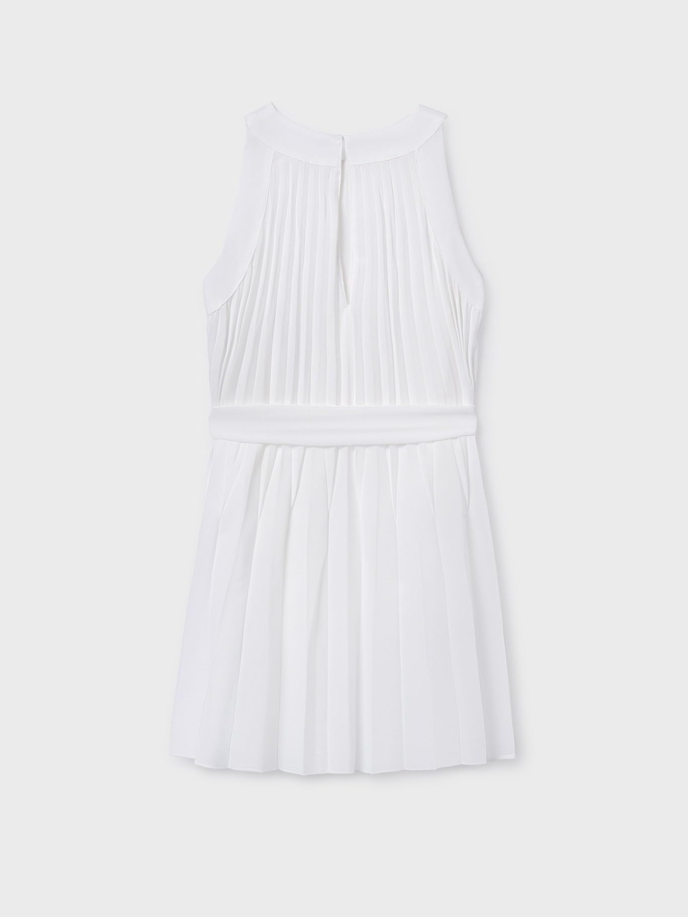 Mayoral Vestido Plisado para niña Crudo
