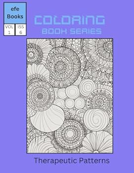 Paperback Therapeutic Patterns: coloring book (Coloring book Series One) Book