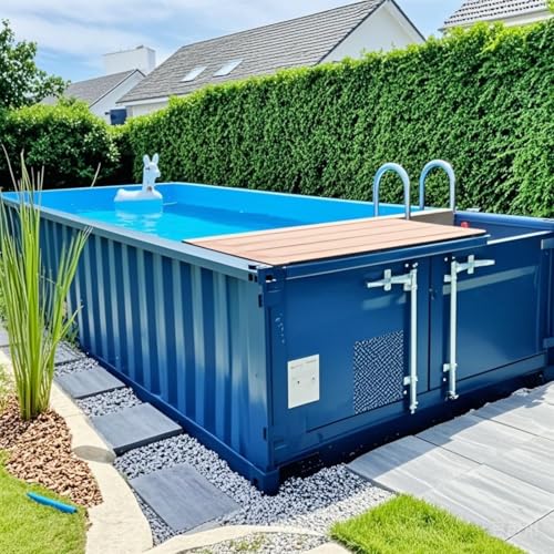 Piscinas personalizadas de 20 pies y 40 pies, diseño de fibra de vidrio prefabricada para uso en exteriores