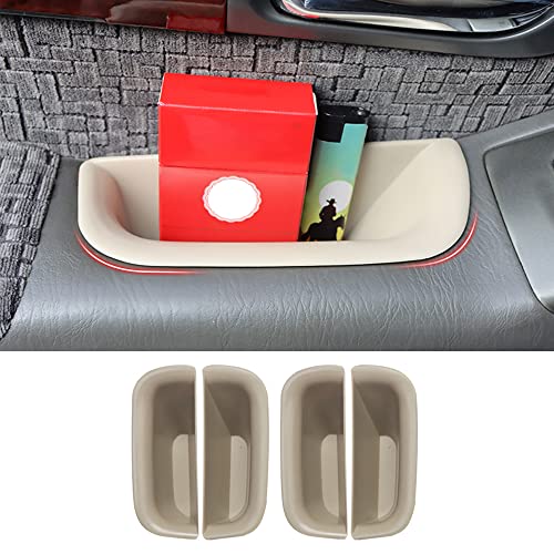 RONGSEN Door Handle Storage Box Tray for Lexus GX 470 GX470 2003-2009 2008 2007 2006 2005 2004 Upgrade Interior Decoration Accessories (Beige)