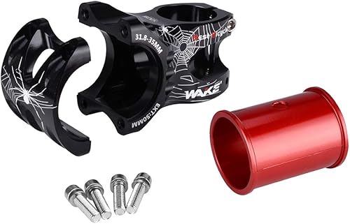 Miniatura 6 de Aleación de aluminio MTB vástago 1.378 in 1.969 in 0 grados para la mayoría de bicicletas, bicicleta de carretera, MTN, BMX, equipo Fixie, ciclismo