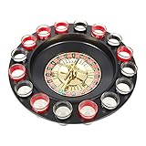 Shot Roulette Drinking Game - Roulette Shot - Includes Roulette Wheel, Shot Glasses, Roulette Balls and Starting Guide