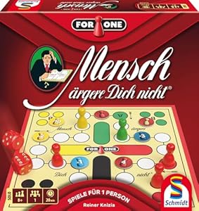 Schmidt Spiele 49470 for One, Mensch ärgere Dich Nicht, dice Game
