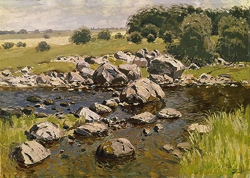 Impression d'affiches Vilhelms Purvitis toile paysage 60x90cm