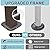 Domi Hardtop Grill Gazebo 8x5FT, Grill Canopy for Outdoor Grill w/Double Galvanized Steel Roof and 2 Side Shelves, BBQ Gazebo Grill Tent for Patio Garden Backyard, Brown