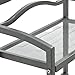 Household Essentials 2-Tier Metal Wall Mount Bathroom Storage Rack, Silver