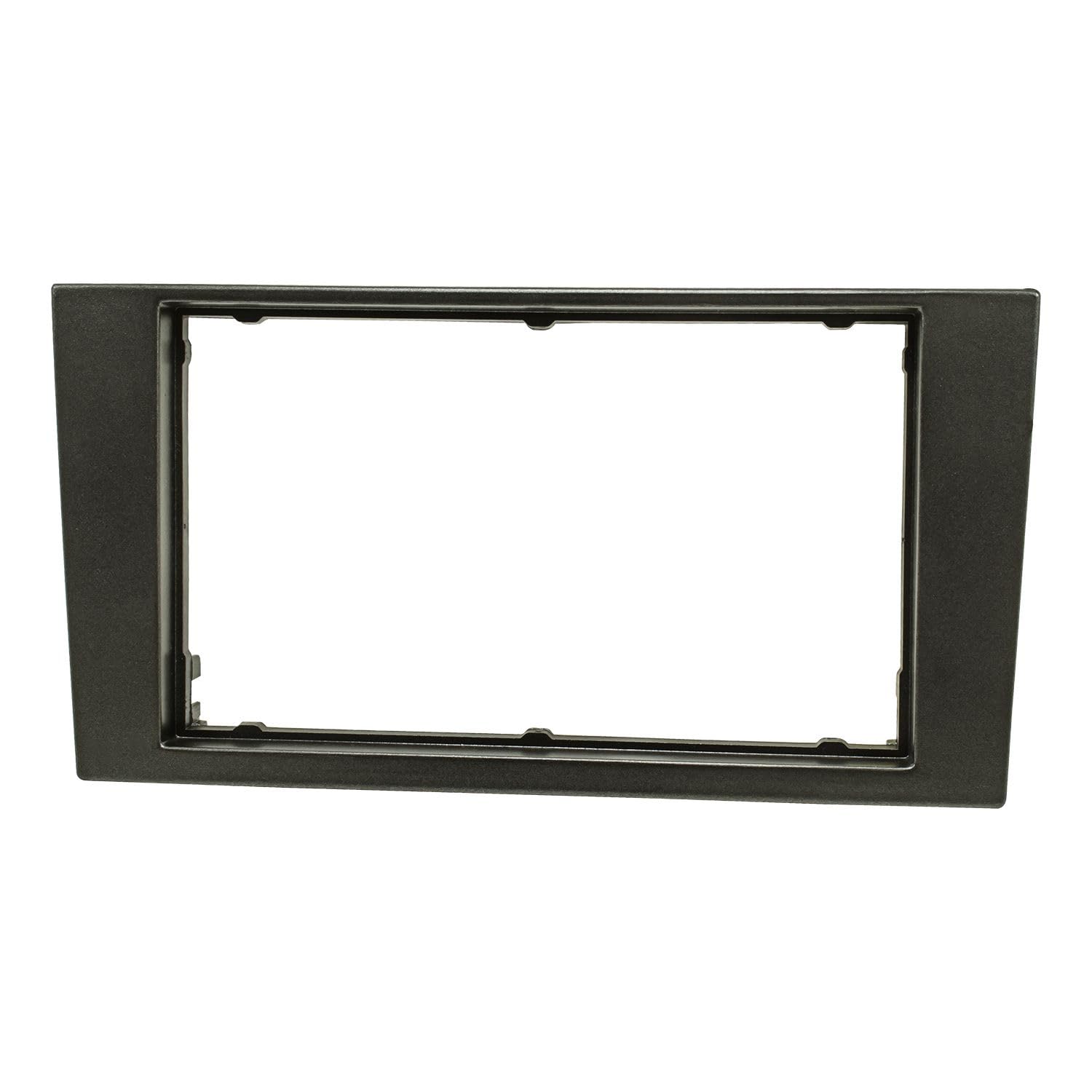 tomzz Audio 2415-074 Doppel DIN Radioblende kompatibel mit Ford Mondeo MK3 Facelift ab 2003-2007 dunkelgraumetallic