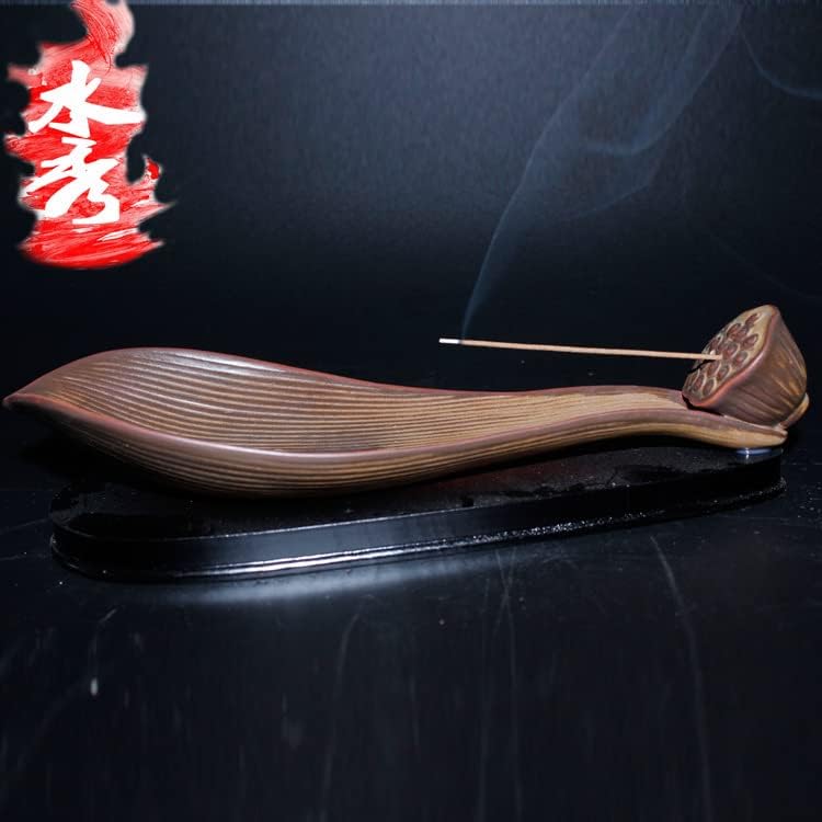 陶瓷线香香炉香道禅佛道家香炉致香炉摆件(6：莲蛙配线香)