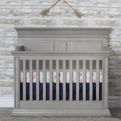 Baby Cache Vienna 4 in 1 Convertible Crib, Ash Grey