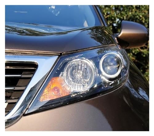 Abat-jour de phare Kia Sportage R droit en verre haute transparence traité anti-UV 09-14