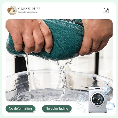 Funda de sofá moderna para evitar manchas protector de felpa azul antideslizante 7