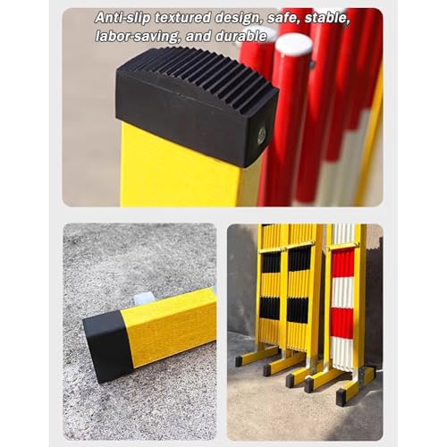 Garde-corps de chantier pliable hautement résistant avec clôture 3,5 m - 6