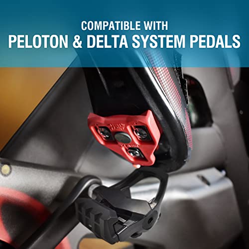 MARQUE Look Delta Compatible Cleats - 9 Degree Float Red Cleat Set for Peloton Indoor Cycling and Outdoor Road Cycling Designed for Women and Men Clipless Spinning and Cycle Shoes (9 Degree - 1 Pair) - Thumbnail 3
