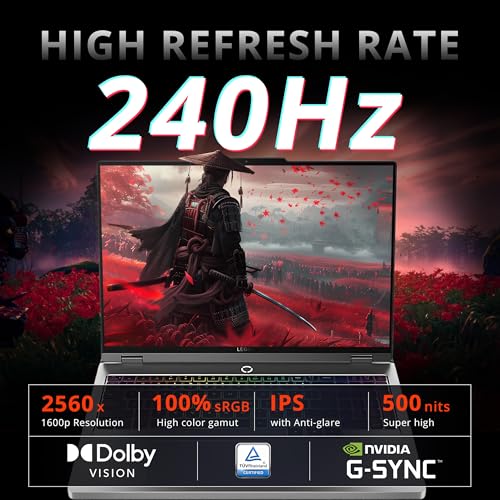 Image of Lenovo Legion 5 16 inch WQXGA 240Hz Gaming Laptop, Intel Ultra 9 275HX, NVIDIA GeForce RTX 5060, 64GB DDR5, 2TB Storage(1TB SSD+1TB Docking Station), 24-Zone RGB Backlit Keyboard, WiFi 7, Win 11 Pro, Gray