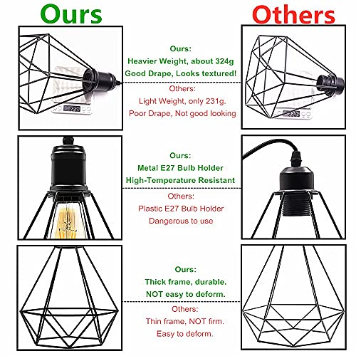 Jose2015 CAGECEILINGLIGHT Pendant Lighting Hanging Light Fixture Flush Mount Ceiling Cage Pendant Light thumb #1