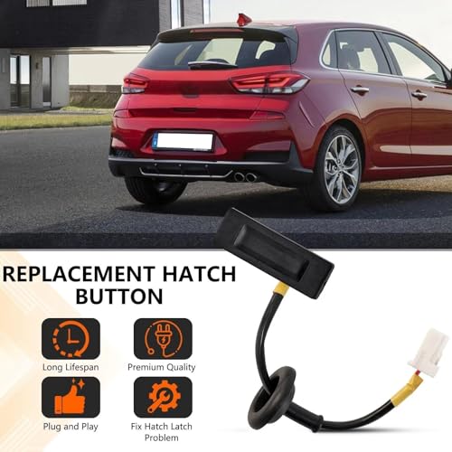 Bouton de commande pour coffre bloqué de Hyundai i30 FD 2007-2011 - 3
