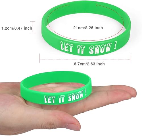 Miniatura 3 de Coogam 40 pulseras de silicona de Navidad, accesorios de goma de Navidad, regalo para niños y adultos, regalos para calcetines de Navidad,