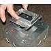 2 Pcs, 6 in. Square Flat Conversion Cover, Converts 6 in. to 4 Or 4-11/16 Square in. Plaster Rings, Zinc Plated Steel to Convert 6In Boxes to Accept 4In & 4-11/16In Square Plaster Rings Or Boxes