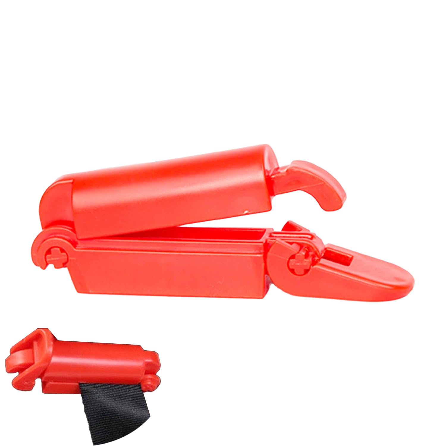 Dakexiong Car Seat Safety Belt Clip Buckle for Baby Safety Universal Replacement for Baby and Kids Trend, Adjustable Guard,Red