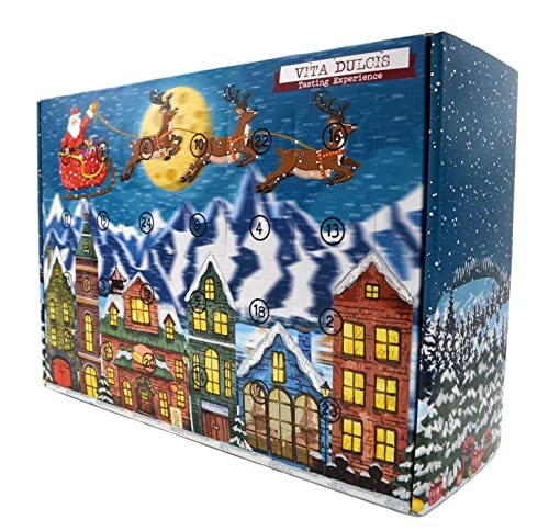 Vita Dulcis Whisky Adventskalender Edition 3-24x0,02l - blaues Motiv