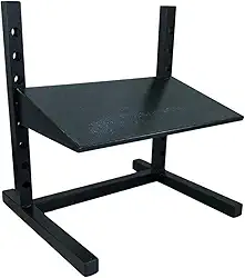 Apoio de Pé Ergonômico em Aço Preto com 8 Níveis de Regulagem – Conforto, Estabilidade e Postura Correta - Escritex