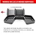Camoo for Jeep Renegade Phone & GPS Car Holder 360 Degree Rotation with Organizer Storage Adjustable Auto Mobile Holder Stand Kit Fits Jeep Renegade 2015-2025 (Black