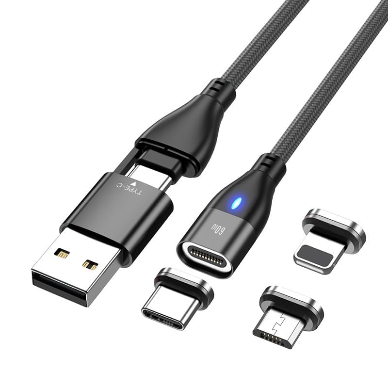 See full amazon price history chart for Zeitel® Magnetic Charging Cable, 6 in 1 USB A/C Charge Cord with 3 Magnet Adapters(Type C/Micro/i-Product), 3.3Ft 60W Fast Charging & Data Transmission Multi Cable for Phone, Laptop, Tablet Zeitel® Magnetic Charging Cable, 6 in 1 USB A/C Charge Cord with 3 Magnet Adapters(Type C/Micro/i-Product), 3.3Ft 60W Fast Charging & Data Transmission Multi Cable for Phone, Laptop, Tablet (B0CQSG44J3) Amazon Price History, Amazon Price Tracker