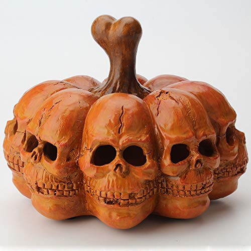 Squelette citrouille Halloween grand modèle pour décorer un coin vide - 3