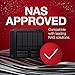 Seagate IronWolf Pro 8TB NAS Internal Hard Drive HDD – CMR 3.5 Inch SATA 6Gb/s 7200 RPM 256MB Cache for RAID Network Attached Storage, Data Recovery Service – Frustration Free Packaging (ST8000NE001)