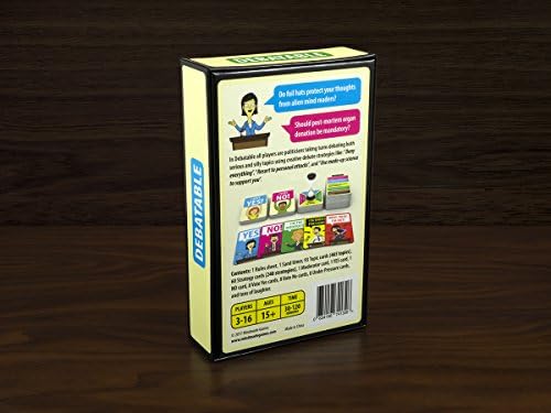 Debatable Party Game, People Who Love to Argue - Mindmade Games