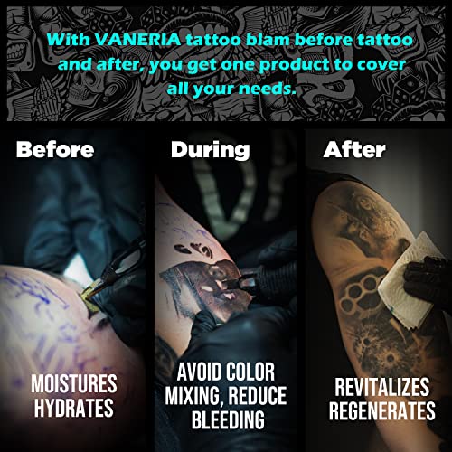 Vaneria Tattoo Balm,Tattoo Moisturizer Soothe Skin And Promote Skin Healing,Tattoo Aftercare Protect,Tattoo Healing Ointment - Vegan,Cruelty-Free 50 G/1.76 Oz. #TOP4