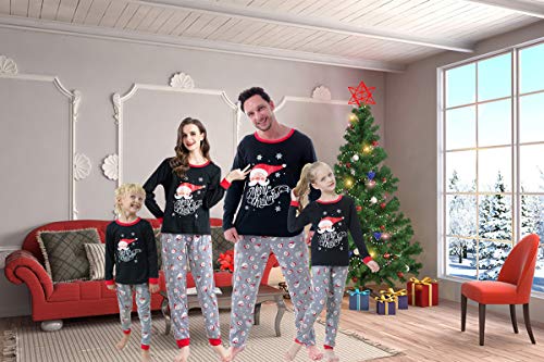 Vopmocld Family Matching Pajamas Christmas Holiday Santa Claus 2Pcs Pjs Set Snowman Xmas Sleepwears Santa Claus Mom-M #TOP1