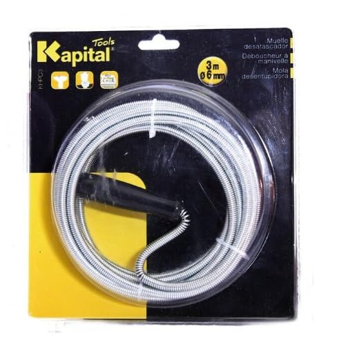 Muelle desatascador 5m Kapital flexible ressort déboucheur tuyau