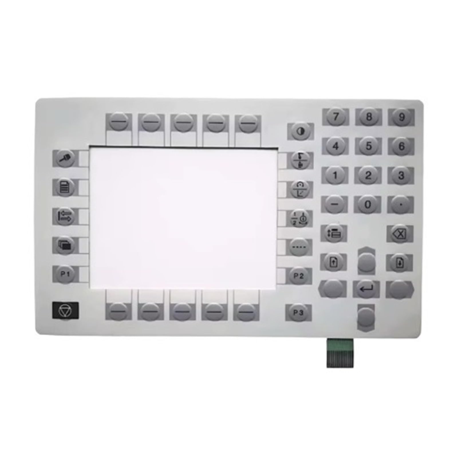 Clavier à Membrane 3HNM05345-1 avec Boutons à Film Intégrés