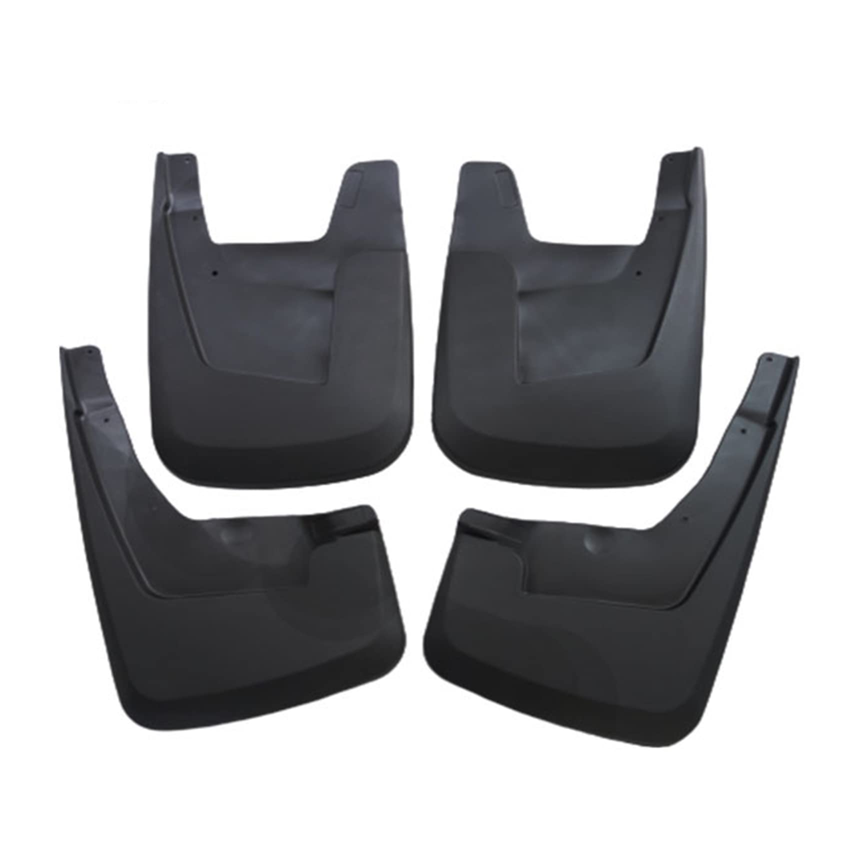 Personalizzati Paraspruzzi Auto Parafango Compatibile per Do-dge RAM 2019-2020,Parafanghi Protezione Set Anteriore Posteriore Fender Mudguard Splash Flap Accessori,4 Pezzi,without wheel eyebrow