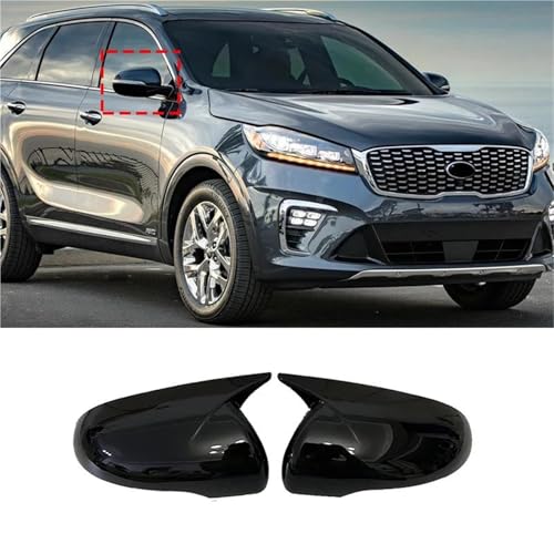 Coque de rétroviseur Kia Sorento cache rayures carbone - 3