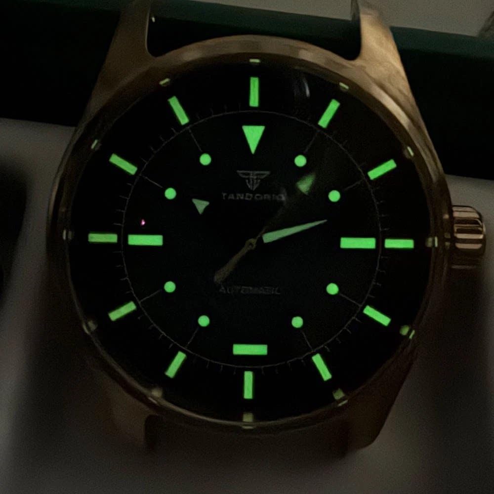 40 mm T2 tytanowy automatyczny sportowy męski zegarek