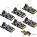 Piège à Souris, 6Pcs Pièges Tapetteà Souris,Nouveau à Souris Reutilisable avec Ressort Puisant, Securise, Piege a Rat Faciles à Utiliser, pour Intérieur Cuisine Maison Jardin