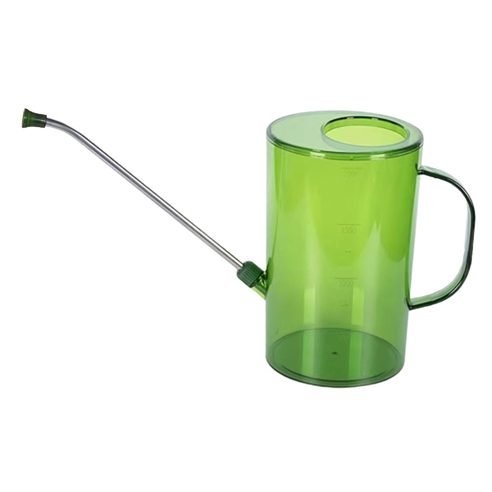 Sharplace 2L Watering Can, Long Mouth Indoor Watering Equipment, Watering Pot Kettle for Houseplants Plants Flower, Green