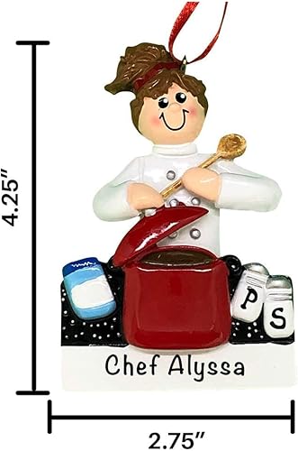 Miniatura 8 de Adorno de cocina personalizado 2025 | Personalización gratuita las 24 horas | Adornos de Navidad de alimentos grabados con láser para árbol | Regalo