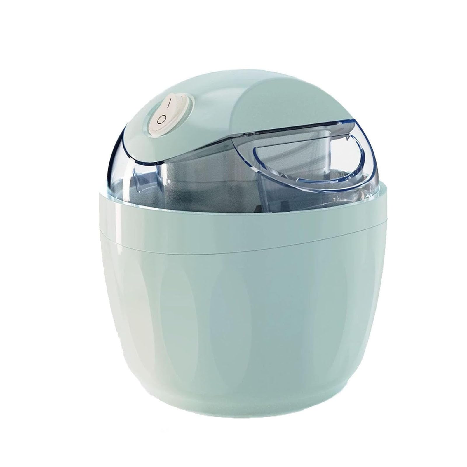 2026 Compatto produttore di ghiaccio per gelato sorbetto yogurt con telecomando per completare più velocemente 15 minuti (blu, B)