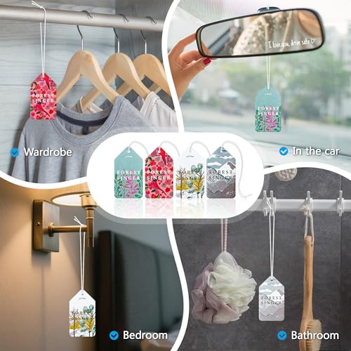 Image of 2-Pack I Love You Drive Safe Mirror Sticker, Vinyl Rearview Mirror Car Stickers and Decals with 4PCS Hanging Paper Car Air Freshener, Mirror Accessories and Decor for Women, Men