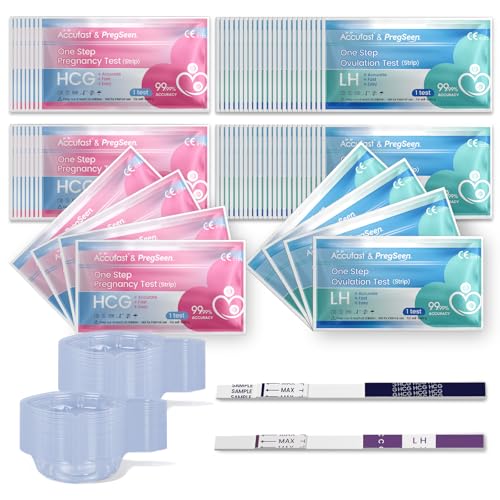 Accufast 50 Ovulationstest + 20 Schwangerschaftstest Frühtest -...